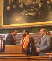 Eknath Shinde Meets UK Lords and Darshan Grewal in Parliament